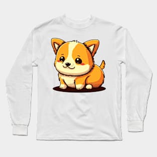 Cute Corgi Long Sleeve T-Shirt